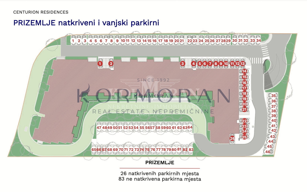 Dvosobno stanovanje v jedru mesta v Umagu